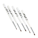 5Pcs Nail Art Uv Gel Builder Polish Painting Pen Brush Diy Decorations Set