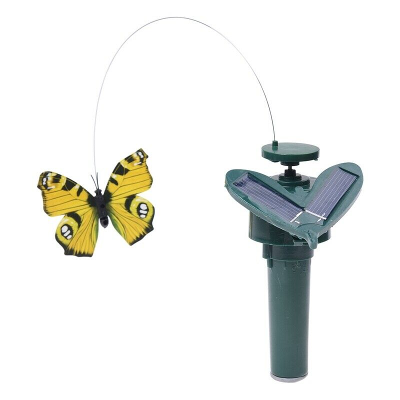 Fluttering Butterfly with Plastic Plates Solar Energy - Random Color