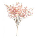 19inch Artificial Eucalyptus Leaves Branch Silk Leaves Green Wedding Decor Pink