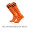 Children Sport Football Soccer Over Knee Baseball Kid Long Socks (Orange) A