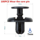 50 Pairs Car Push Pin Rivet Trim Clip  Body Interior Moulding Kit