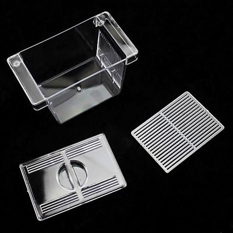 Aquarium Fish Tank Guppy Breeding Breeder Rearing Trap Box Hatchery N1K8