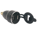 Motorcycle ATV Charger DC5V fits For Triumph Tiger 800 XC Hella DIN to Dual USB