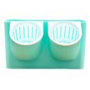 4Pcs Self Water 2-Pocket Stackable Garden Wall Hanging Planter Flower Pots with
