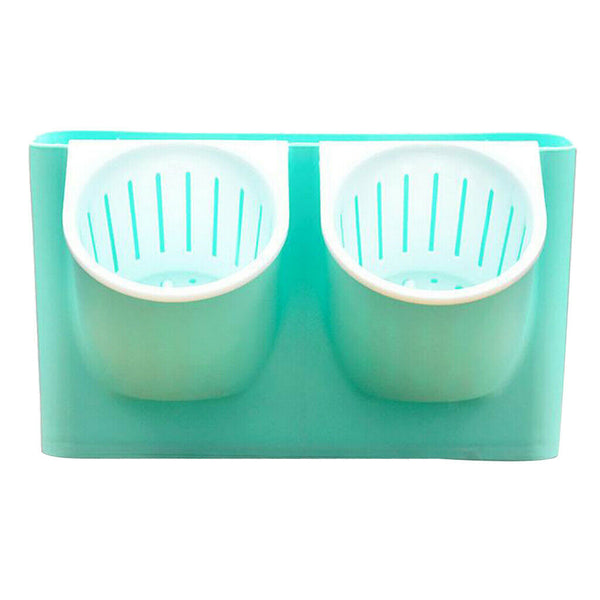 4Pcs Self Water 2-Pocket Stackable Garden Wall Hanging Planter Flower Pots with