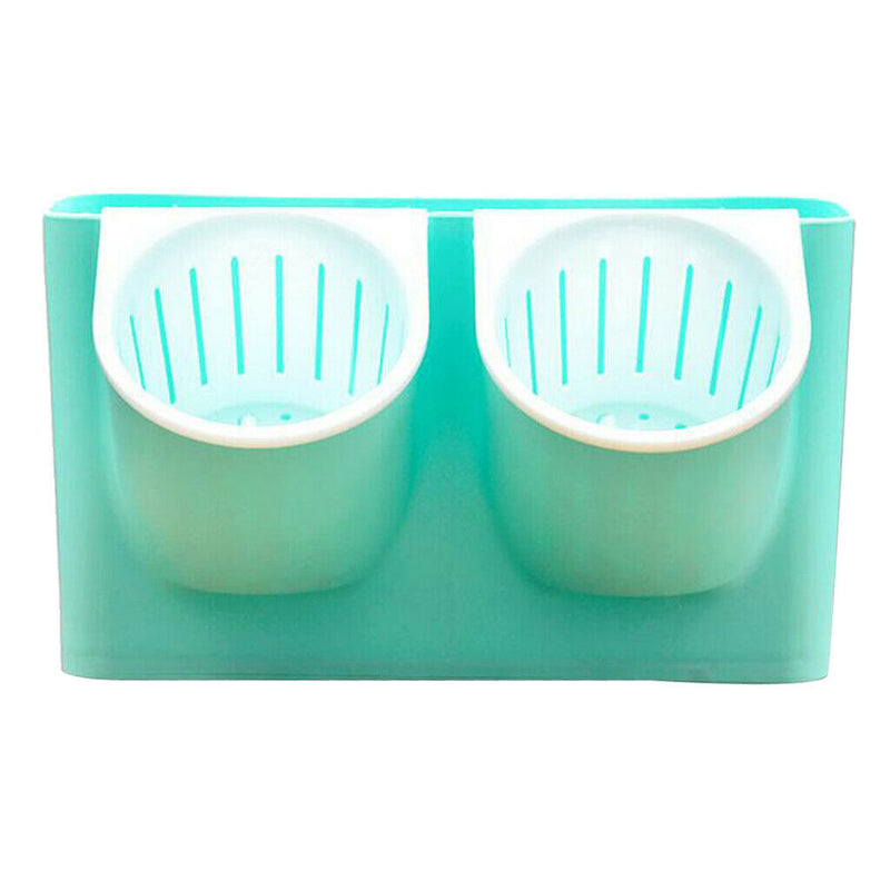 4Pcs Self Water 2-Pocket Stackable Garden Wall Hanging Planter Flower Pots with