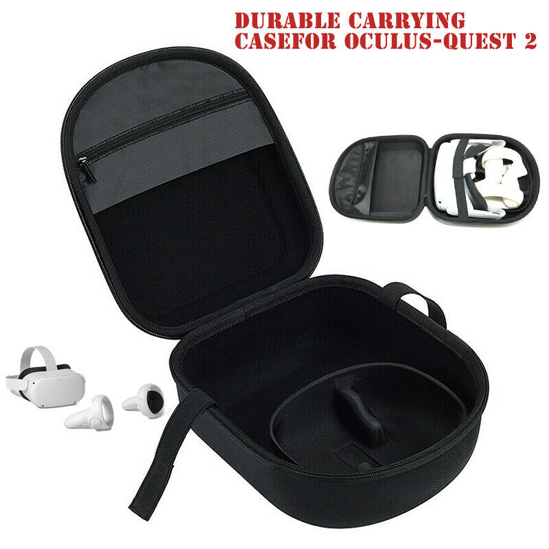 For Oculus Quest 2 VR Travel Carrying Case VR Headset Controller Carry Storage