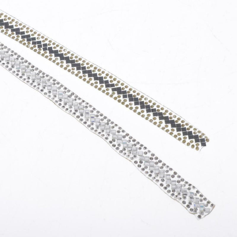 1 Yard Rhinestones Crystal Banding Bridal Crystal Applique For Wedding Dress