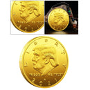 2 Pieces American 45th President Donald Trump Coin US Metal Coin Collection