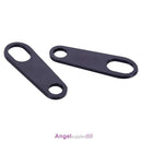 Motorcycle Turn Signal Indicator Light Lamp Holder Shock Brackets (Black)