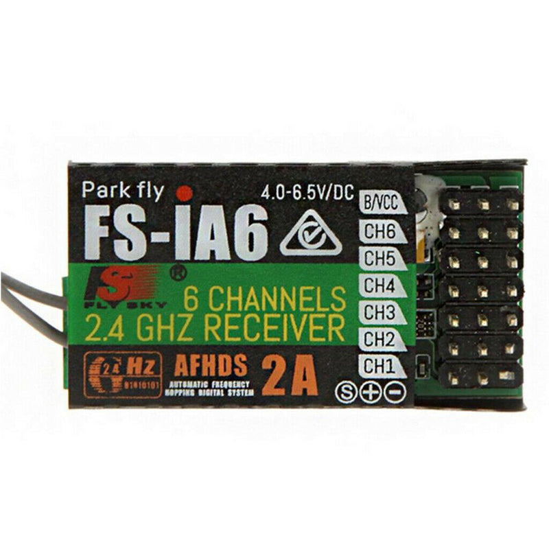 Flysky FS-iA6 2.4G 6CH Receiver AFHDS 2A For RC Fixed-wing Aircraft Glider