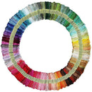 Rainbow Color Embroidery Thread Cross Stitch Threads Bracelets Floss Crafts
