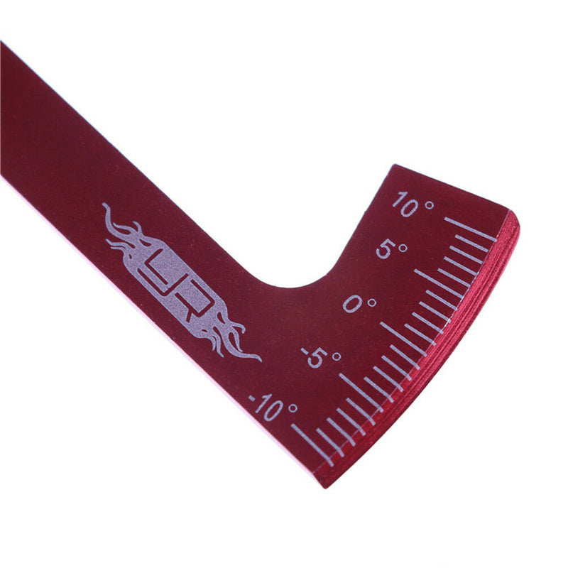 Adjustable Ruler Measure RC Car Height & Wheel Rim Camber for 1/10 1/8 RC Car Ew