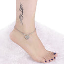 Women Lady Crystal Rhinestone Love Heart Anklet Ankle Bracelet Jewel UKLQ C C3U7