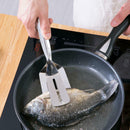 Stainless Steel Barbecue BBQ Tong Meat Bread Food Clamp Kitchen Shovel Spatula