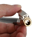 Car Truck 1/2" Male Thread Rubber Inflating Hose Air Tire Inflator 16.3" T9F5
