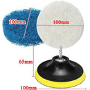 11 Pcs Power Scrubber Brush Drill Brush Clean For Bathroom Surfaces Tub Sho