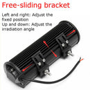 7 Inch 216W Yellow Led Work Light Bar Flood Driving Lamp Car Truck Boat Off