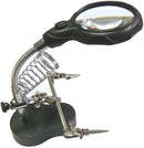 New 3.5x12x 3rd Helping Hand Magnifying Soldering LED Iron Stand Lens Magni
