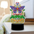 DIY Diamond Painting LED Light Special Shaped Butterfly Embroidery Kit Lamp
