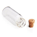 50x Mini Empty Clear Glass Bottle With Cork Small Tiny Vials Jars Transparent ne