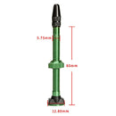 Aluminum Bike Presta Valves Replacement Universal Removable Vacuum-Nozzle