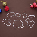 Farm Duck Silicone Stamp Cutting Die Stencil Frame Scrapbook Decor Craft