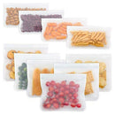 Reusable Storage Bag 12 Packs Of Leakproof Freezer Sandwiches, Snacks, FruitZ8G2
