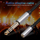 3.5mm Female to 6.35mm Male Cable TRS 1/8 Jack to 1/4 Plug Adapter (1.5m)