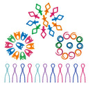48pcs Mixed Bobbin Clamps Clips Spool Huggers for Sewing Quilting Embroidery