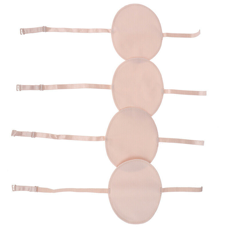 4Pcs Underarm Sweat Shield Pad washable Armpit Absorbing Guards Shoulder Str3C