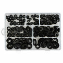 260Pcs Nut Push On Retainer Washer Assortment Clips Fasteners Kit Smoot WYA