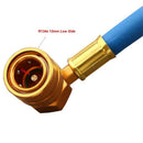 R134A Car Ac Refrigerant Charge Hose Kit Recharge Hose With Gauge,A/C 1/2 R