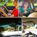 Clip-on Car Day Night Anti-Glare Vison Safty Driving HD Mirror Glass Sun Visor n