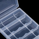 5Pcs Plastic Battery Holder Case For 4 AA AAA 14500 10440 Battery Storage  BX