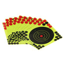 50Pcs/Set Hunting Targets 8x8 Inch Self Adhesive Paper Reactive Splatter Ta P9Z9