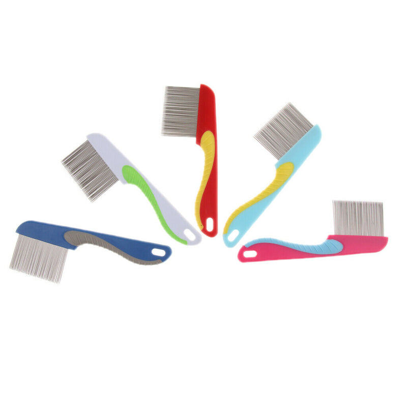 5 Pieces Pet Hair Trimmer Hairdressing Shed Comb Flea Brush