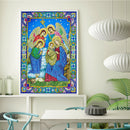 5D DIY Special Shaped Diamond Painting Religious Cross Stitch Mosaic Kit