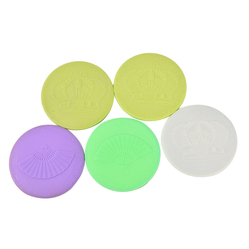 Portable Cute Round Mirror Plastic Makeup Pocket Handbag Mini Small MirrorB Cy