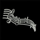 Metal Music Notes Cutting Dies Template Scrapbook Embossing Paper Card Album ME