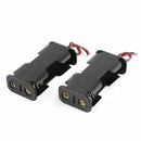 2Pcs/set Battery Holder Case Box with Wire Leads For 2X Series AA Batteries 3V
