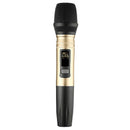 Ux2 Uhf Wireless Microphone System Handheld Led Mic Uhf Speaker With Portab