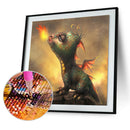 Dinosaur 5D Round Diamond Painting Embroidery DIY Needlework Cross Stitch/A