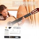 5 Strings Nickel Black Single Headless Bass Bridge Set Electric Guitar Tool Kits
