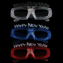 1pc Happy New Year LED Flashing Glasses Glowing Eye Glasses Light Up Kids To_