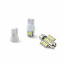 13Pcs LED Interior Package Kit For Glove Box Map Dome License Plate Lights White