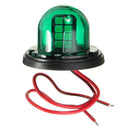 2X LED Bow Navigation Light Red Green Sailing Signal Light for Marine Boat Y Hn