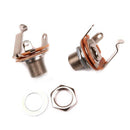 1Pc 6.35mm 2-Conductor Mono Chassis Guitar Jack Input Output Guitar Accessory FT