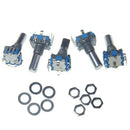 5Pcs Rotary Encoder With Switch Ec11 Audio Digital Potentiometer Handle AU FT