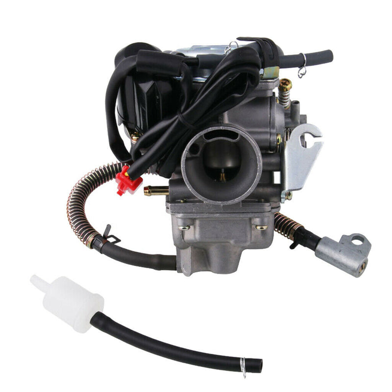 Alloy 24mm Intake Carburetor Carb for GY6 125 150CC 4 Stroke Engine Scooters ATV